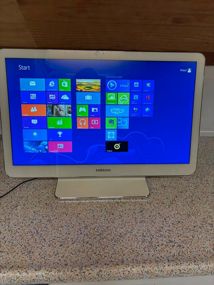 Samsung ativ one PC - Wit, Computers en Software, Desktop Pc's, Gebruikt, Onbekend, Ophalen