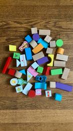 Houten blokken Woezel en Pip, Ophalen, Zo goed als nieuw