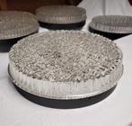 Wandlamp/ plafonnières (4stuks), Huis en Inrichting, Lampen | Wandlampen, Ophalen, Zo goed als nieuw, Glas, Mid-century, 70er jaren, Vintage