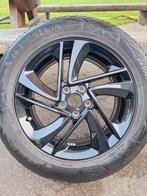 Zwarte lichtmetalen velgen 17 inch, Auto-onderdelen, Banden en Velgen, Ophalen, Velg(en), 17 inch, Winterbanden