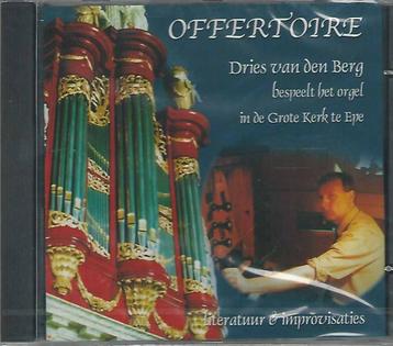 OrgelCD: Dries van den Berg - Offertoire Nieuw in folie beschikbaar voor biedingen