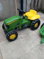 John Deere tractor met giertank en aanhanger, Kinderen en Baby's, Speelgoed | Buiten | Voertuigen en Loopfietsen, Ophalen, Zo goed als nieuw