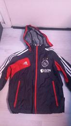 Kinder Adidas Ajax jas maat S, Sport en Fitness, Voetbal, Zo goed als nieuw, Ophalen