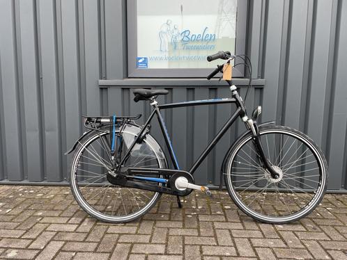 Batavus Fuego 28/61 8v Blauw/Zwart Herenfiets, Fietsen en Brommers, Fietsen | Heren | Herenfietsen, Zo goed als nieuw, Batavus