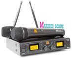 Draadloze UHF microfoon set incl. 2 handmic. PD782 2x 8 kan, Info@marbeco.nl, Zangmicrofoon, Draadloos, Power Dynamics