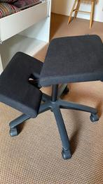 Knie zit stoel Bieden vanaf 200,-, Huis en Inrichting, Ophalen, Zwart, Stof, Zo goed als nieuw