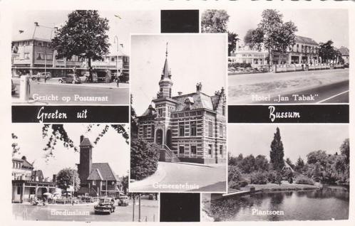16643 Groeten uit Bussum mooie oude kaart 1962, Verzamelen, Ansichtkaarten | Nederland, Gelopen, Noord-Holland, 1960 tot 1980