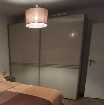 Big Choice Slaapkamerkast - Schuifdeuren, Sepia & Zandglas beschikbaar voor biedingen