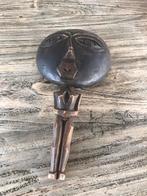 Afrikaanse Ashanti houten lepel vruchtbaarheidsbeeld 23 cm, Antiek en Kunst, Ophalen of Verzenden