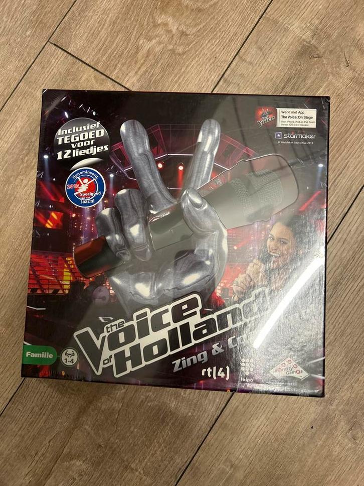 The Voice of Holland Zing & Coach Spel - Nieuw!, Hobby en Vrije tijd, Gezelschapsspellen | Bordspellen, Nieuw, Een of twee spelers