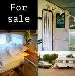 Fantastische vintage caravan met veel ruimte en heerlijk bed, Caravans en Kamperen, 75 kg, Reservewiel, Particulier, 4 tot 5 meter