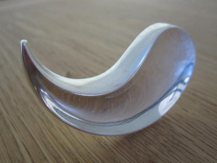 Zilveren broche, Anton Michelsen, Denmark., Sieraden, Tassen en Uiterlijk, Broches, Zo goed als nieuw, Zilver, Zilver, Verzenden