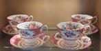 Royal Albert theekopjes met schotels. Lady Carlyle 4 stuks., Antiek en Kunst, Ophalen of Verzenden