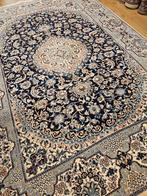 Vintage handgeknoopt perzisch tapijt nain 355x244, Info@SlatsAntiek.nl, Perzisch, 200 cm of meer, Ophalen of Verzenden