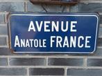 Oud Frans emaille straatnaambord, Antiek en Kunst, Ophalen of Verzenden