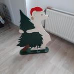 Grote houten Kerst/ijsbeer!, Ophalen, Nieuw