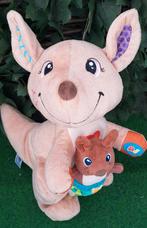 Vtech interactieve knuffel kangaroe met licht & geluid, Ophalen of Verzenden, Zo goed als nieuw, Overige typen, Met geluid