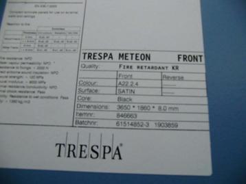 Aantal platen trespa nieuw A22.2.4 (nr116) beschikbaar voor biedingen