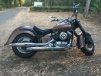 Yamaha Dragstar KVS 650cc in mooie bronskleur, Motoren, Cardan-aandrijving, 2 cilinders, Particulier, Minimaal motorrijbewijs A2