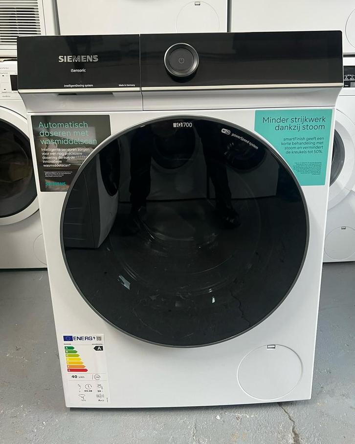 Siemens IQ700 wasmachine 9KG i-Dos & WiFi 2023&2024, Witgoed en Apparatuur, Wasmachines, Zo goed als nieuw, 8 tot 10 kg, 85 tot 90 cm