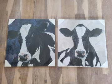 Canvas koeienschilderijen te koop beschikbaar voor biedingen