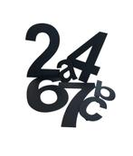 Zwarte RVS huisnummers 20cm hoog, Huis en Inrichting, Woonaccessoires | Overige, Ophalen of Verzenden, Nieuw