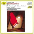Cd Chopin : Klavierkonzerte nr. 2 Martha Argerich, Ophalen of Verzenden, Modernisme tot heden, Zo goed als nieuw, Overige typen