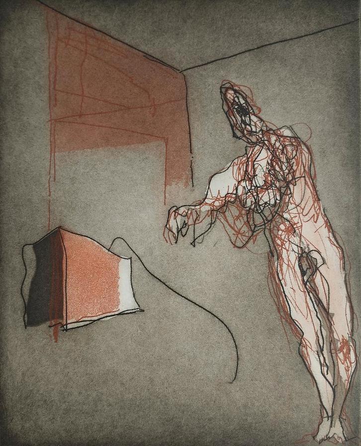 Constant Anton Nieuwenhuys–de draad van Ariadne - gesigneerd, Antiek en Kunst, Kunst | Etsen en Gravures, Ophalen of Verzenden