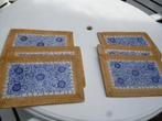 6 hele bijzondere placemats van porselein met riet, Huis en Inrichting, Woonaccessoires | Onderzetters, Nieuw, Bord, Ophalen of Verzenden