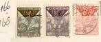 NVPH 166-168 kinderzegels 1925 gebruikt, Postzegels en Munten, Postzegels | Nederland, Verzenden, T/m 1940, Gestempeld