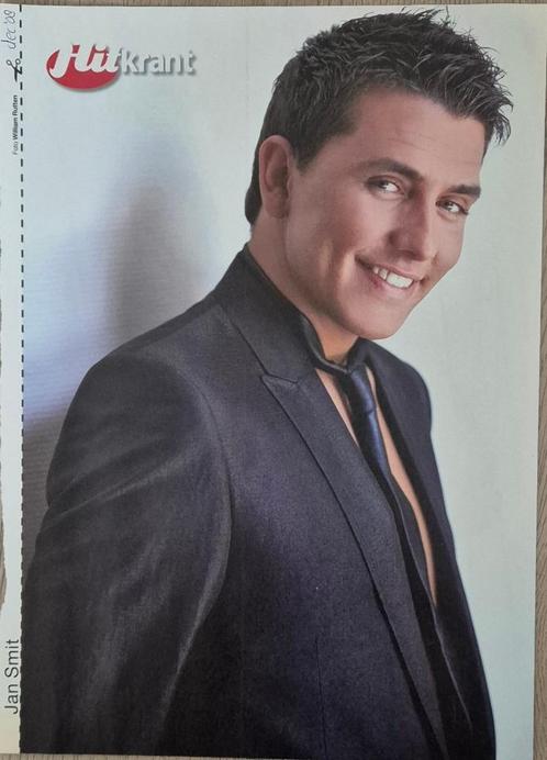 Mooie poster JAN SMIT (HITKRANT), Verzamelen, Posters, Nieuw, Muziek, A4 of kleiner, Rechthoekig Staand, Ophalen of Verzenden
