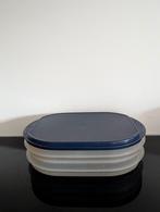 Tupperware vleeswaren schaaltjes, Huis en Inrichting, Keuken | Tupperware, Ophalen of Verzenden, Gebruikt, Blauw, Schaal