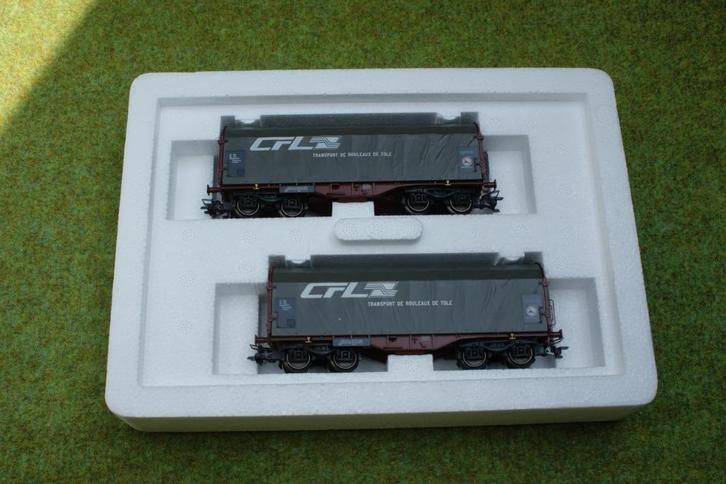 Märklin 47207 CFL " Walzstahl-Coils", Hobby en Vrije tijd, Modeltreinen | H0, Zo goed als nieuw, Treinset, Wisselstroom, Märklin