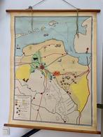 oude/antieke landkaart van provincie Groningen, Boeken, Atlassen en Landkaarten, Nederland, Gelezen, Uitgeverij Dijkstra/Zeist