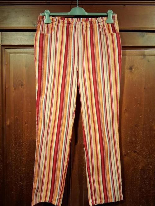 kleurige katoenen zomer broek mt 42, Kleding | Dames, Broeken en Pantalons, Zo goed als nieuw, Maat 42/44 (L), Ophalen of Verzenden