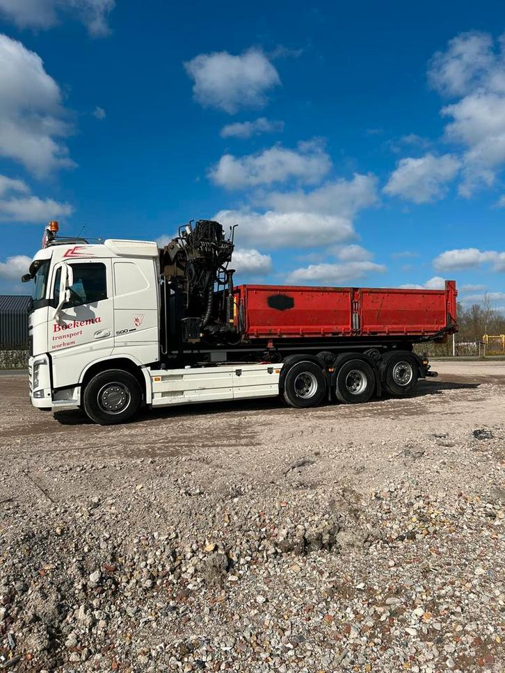 Volvo FH 500 8x4 haakarm VDL 30 ton., Auto's, Vrachtwagens, Bedrijf, Volvo, Diesel, Euro 6, Automaat, Ophalen