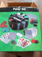 Te koop pokerspel,zie foto's, Hobby en Vrije tijd, Gezelschapsspellen | Kaartspellen, Ophalen of Verzenden, Nieuw