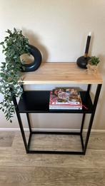 Sidetable/ haltafel, Huis en Inrichting, Tafels | Sidetables, Ophalen, Gebruikt, 50 tot 100 cm, Metaal