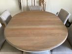Ovale of ronde eettafel, Ophalen, Zo goed als nieuw, Rond, 100 tot 150 cm