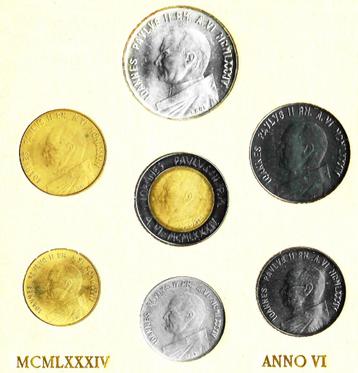 Vaticaan: muntset 1984 FDC beschikbaar voor biedingen
