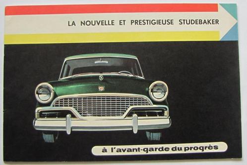 Folder Studebaker uit 1956, Boeken, Auto's | Folders en Tijdschriften, Gelezen, Overige merken, Verzenden