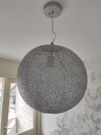 Grijze hanglamp, Ophalen of Verzenden, Gebruikt, Metaal, Minder dan 50 cm