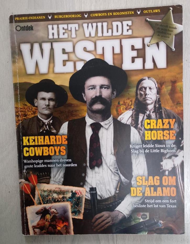 Wilde Westen in rijk geïllustreerd boek 150 pagina + Kwartet, Boeken, Tijdschriften en Kranten, Zo goed als nieuw, Muziek, Film of Tv