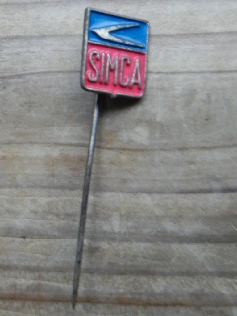 Simca speldje., Ophalen of Verzenden, Gebruikt, Transport, Speldje of Pin