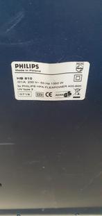 Philips HB 810 Zonnebank, Witgoed en Apparatuur, Ophalen of Verzenden, Gebruikt, Zonnebank enkelzijdig, 15 lampen of meer