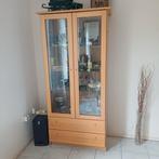 Lichteiken Vitrinekast - 183cm hoog, Ophalen