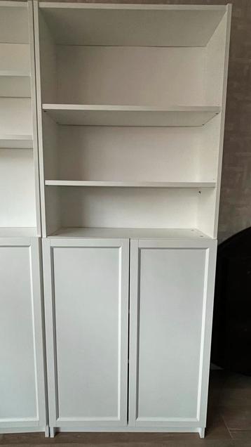 2x Witte IKEA Billy Boekenkast - afbeelding 3