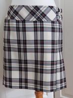 Mini Rok ivoor creme wit zwart Rood blok Steps XS 34 ( Jool), Verzenden, Zo goed als nieuw, Steps, Maat 34 (XS) of kleiner