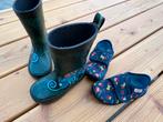 Regenlaarzen en Sloffen / gymschoenen 20, Ophalen of Verzenden, Zo goed als nieuw, Jongen of Meisje, Laarzen