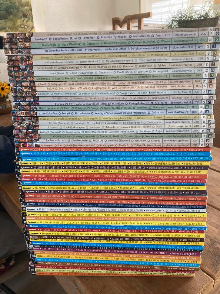 Columbus travel reismagazines, Boeken, Partijen en Verzamelingen, Zo goed als nieuw, Ophalen of Verzenden
